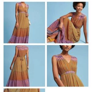 Anthropologie maxi dress Tanvi Kedia Size 10. Sells new for $$228